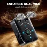 Bluetooth 5.4 Car AUX Receiver with Dual Mics, Bass Boost & Noise Cancellation 4 78895 960c83