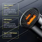 30W Dual USB Car Charger with Quick Charge 4.0 & PD Fast Charging 6 78947 bc2900