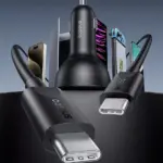 152.5W Triple Port Fast Car Charger with 100W USB-C PD & RGB Light 9 78995 996b9d
