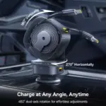 100W Dual USB-C Car Charger with Retractable Cables & 4-Port 450° Swivel Design 7 79012 079295