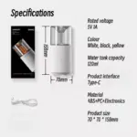 USB Candlelight Essential Oil Diffuser 8 79028 8a91fd