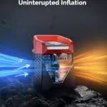 Heavy-Duty 160PSI Portable Tire Inflator with 15600mAh Battery & Fast Pump 6 79124 974a29