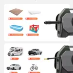 Heavy-Duty Portable Tire Inflator with 38400mAh Battery & 160 PSI Pressure 8 79133 687dfb