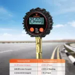 High-Precision Digital Tire Pressure Gauge 250 PSI with LCD & Rubber Hose 4 79145 4462b9