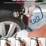 Digital Tire Pressure Gauge 0-250 PSI with Air Chuck & Compressor Accessories 6 79152 243d93