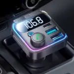 Bluetooth 5.3 FM Car Transmitter with 48W PD&QC Fast Charging and Dual Mics 4 79198 f38ab8