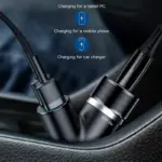 40W Dual USB Car Charger with Cigarette Lighter Slot – Fast Charging for 3 Devices 5 79213 77d8a7