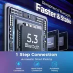 Bluetooth 5.3 FM Transmitter Car Adapter with AUX, Bass Boost & 3-Port Fast Charging 7 79465 1a9cec
