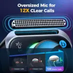 Bluetooth 5.3 FM Transmitter Car Adapter with AUX, Bass Boost & 3-Port Fast Charging 8 79465 97f1f8