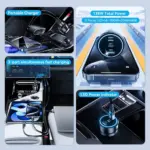 138W USB-C Car Charger – 3-Port Fast Charging for Laptop, iPhone, Samsung 8 79523 baf173