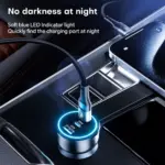 138W USB-C Car Charger – 3-Port Fast Charging for Laptop, iPhone, Samsung 4 79523 dd4483