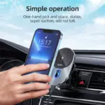 15W Magnetic Wireless Car Charger Mount for iPhone 12 & 13 Series 4 79548 19c057