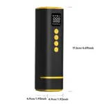 Portable 12V 150PSI Car Tire Inflator with LED Display & Extended Power Cord 10 79626 9859cc