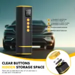 Portable 12V 150PSI Car Tire Inflator with LED Display & Extended Power Cord 8 79626 be2f9d