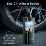 Dual-Cylinder Portable Car Air Compressor with Auto-Stop & LED Light 4 79678 58be44