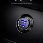 30W Dual Port Car Fast Charger USB & Type-C | Quick Charge 4.0/3.0 9 79687 215da7