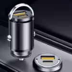 100W Hidden Car USB Charger - Super Charge Dual USB Port Adapter for iPhone, iPad, Android 4 79724 744bc6