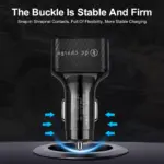 75W 6-Port USB Car Charger with QC3.0 Fast Charging for Phones & Tablets 7 79791 8d6be7