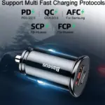 30W Dual Port USB-C + USB Car Charger | QC4.0 QC3.0 PD Fast Charging Adapter 4 79812 d98105