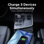 2-in-1 Retractable 75W Car Charger with Fast Charging for iPhone & Samsung 8 79947 12a372