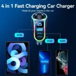 150W 4-in-1 Car Charger Fast Charging Cigarette Lighter Adapter PD3.0 & QC3.0 4 80008 82364d