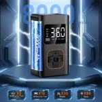 Tire Inflator Portable Air Compressor 9 80022 864e13