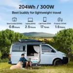 Portable 300W 204Wh Solar Power Station with Fast Charging 5 80115 4e22e3