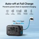Portable 300W 204Wh Solar Power Station with Fast Charging 4 80115 a0392b