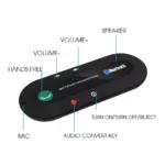 Wireless Bluetooth Car Kit Handsfree Speakerphone – Compatible with Ford, Toyota, Honda 7 80551 24b77b