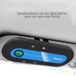 Wireless Bluetooth Car Kit Handsfree Speakerphone – Compatible with Ford, Toyota, Honda 4 80551 3dc22b