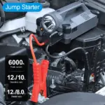 Car Jump Starter 6000A/12V with Air Compressor Tire Inflator for Maserati, Bentley, Alfa Romeo 4 80613 71ed29