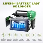 R600 Portable Power Station, 299Wh LiFePO4 Battery for Tesla, Ford, Toyota 6 80622 f53be2