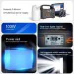 100W 24000mAh Portable Power Station for Tesla, Ford, Toyota 6 80630 526184