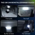 Universal Magnetic LED Car Interior Reading Light - Fits Toyota, Ford, Honda 6 80639 6130b2