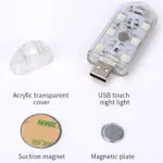 Universal Magnetic LED Car Interior Reading Light - Fits Toyota, Ford, Honda 8 80639 c01d91