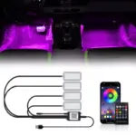 LED Car Interior Ambient Foot Strip Light Kit for BMW, Audi, Mercedes 3 80676-b69788.webp