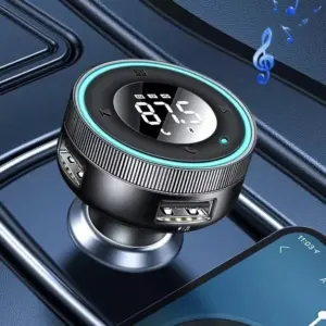 Bluetooth 5.0 FM Transmitter Car Kit for Toyota, Ford, and Honda – Dual USB, Hands-Free