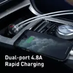 Dual USB Car Charger 24W 4.8A for Mazda, BMW & Audi 6 80720 64fc30
