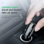 Baseus Fast Car Charger USB & Type-C QC4.0 PD – For Toyota, Ford, Honda 4 80730 47b009