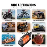 12V Heavy Duty Tire Inflator – 150 PSI Air Compressor for Ford, Toyota, Jeep 7 80759 94c837