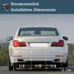 Hippcron Car Parking Sensor Kit for Honda, Toyota & Ford with LED Display and 4 Sensors 6 81079 0346c6