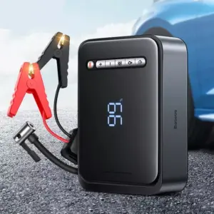 2-in-1 Jump Starter & Power Bank with Air Compressor for Volkswagen, Porsche, Mitsubishi