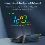 Podofo GPS HUD Head-Up Display – Universal Speedometer for Toyota, Ford, Honda 4 81213 770cba
