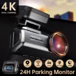 4K UHD Dash Cam with 1080P Rear Camera, GPS, WiFi for Hyundai, Chrysler, Subaru 4 81233 7471c2