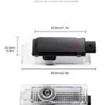 BMW HD LED Door Welcome Light 9 81268 9cc152