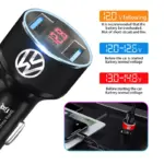 Fast Charging Car Charger with 2 USB Ports – Fits Volkswagen, Audi, BMW 7 81385 0a7ee3