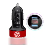 Fast Charging Car Charger with 2 USB Ports – Fits Volkswagen, Audi, BMW 5 81385 5ab40a