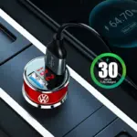 Fast Charging Car Charger with 2 USB Ports – Fits Volkswagen, Audi, BMW 9 81385 b9e7f9