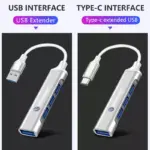 Type-C to USB Hub Adapter – Fits Volkswagen Golf, Passat, Tiguan 6 81412 e39345