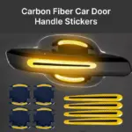 8pcs 3D Carbon Fiber Car Door Handle Stickers for Toyota, Honda, BMW 4 81447 d459b5